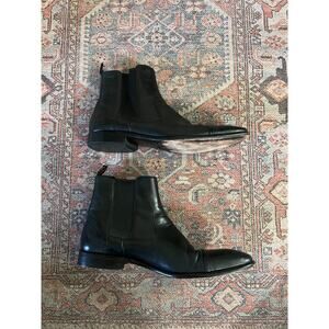 Hugo Boss Men's Size 10 Fashion Boots Metran Leather Shoes 50246656